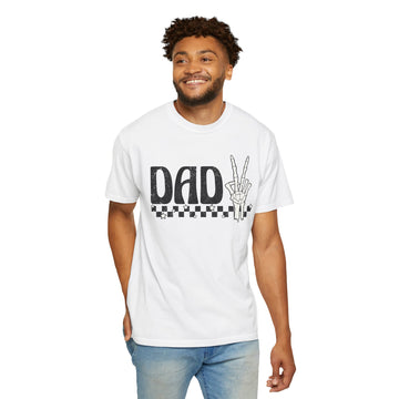 Dad Skeleton Peace Sign T-Shirt