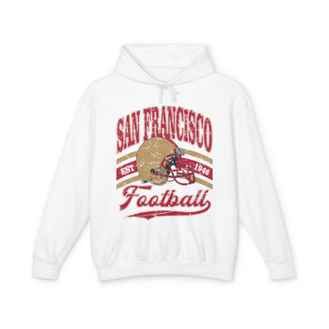 San Francisco Football Vintage Helmet Hoodie