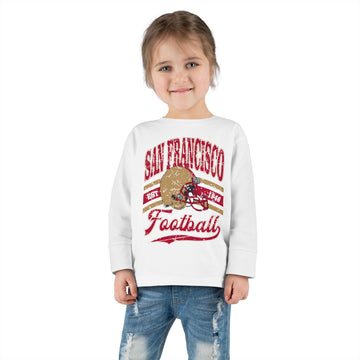 Toddler Long Sleeve Tee — San Francisco Vintage Football