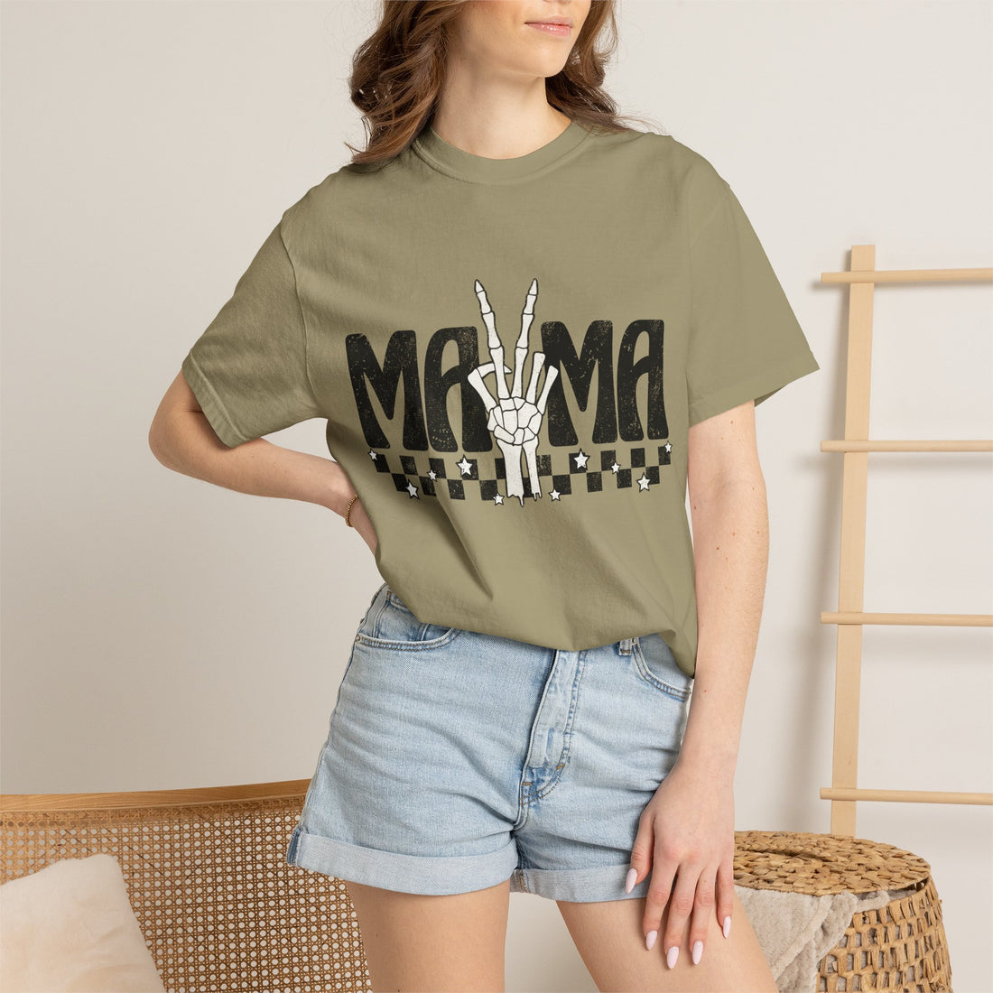 Mama Peace Sign T-Shirt