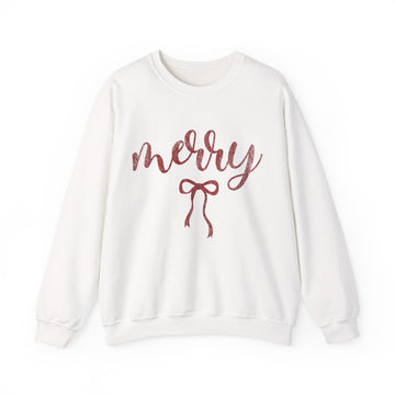 Merry Bow Crewneck Sweatshirt