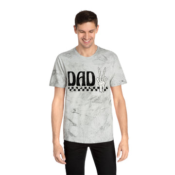 Dad Peace Sign T‑Shirt - Marble